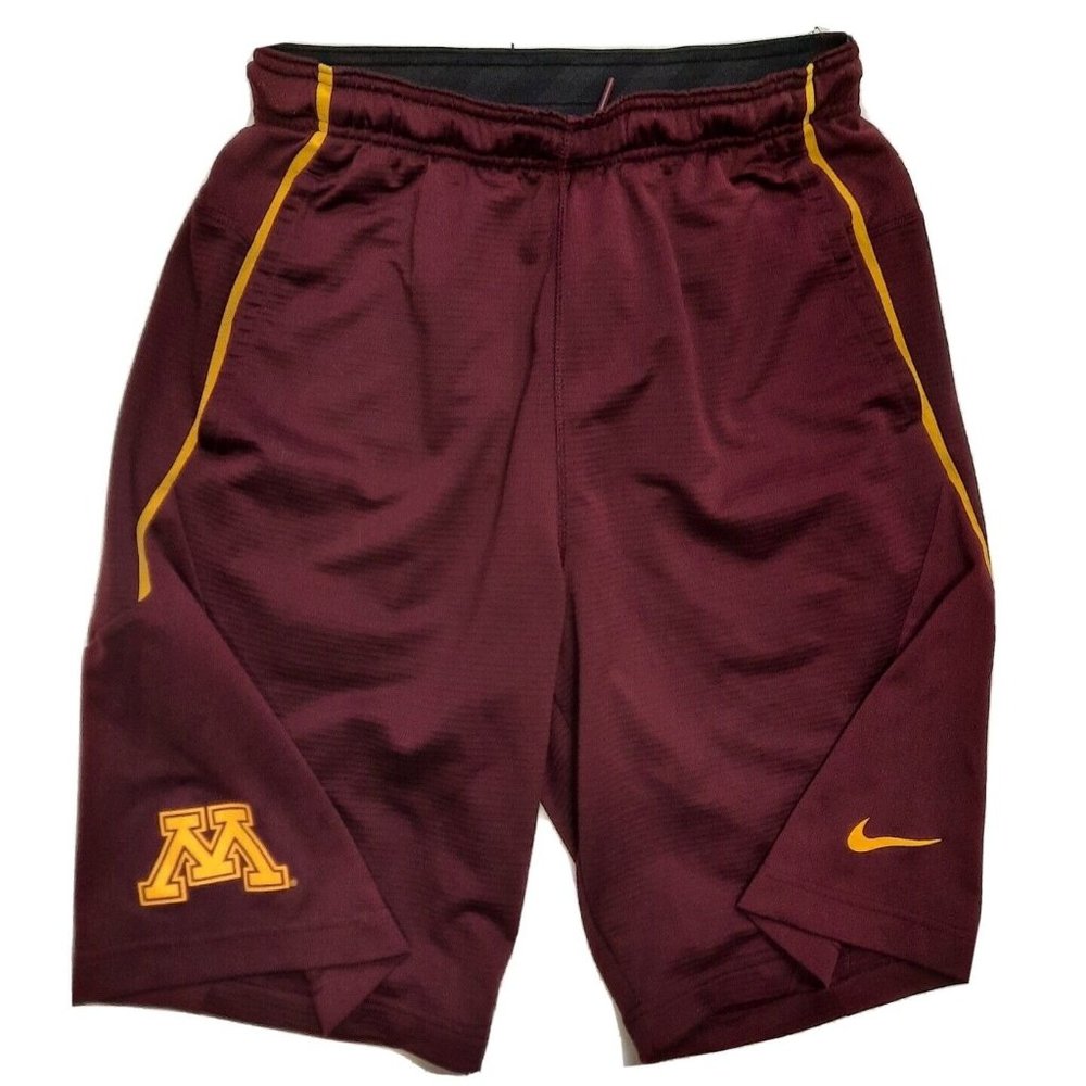 Nike Minnesota Basketball Shorts Mens Size Small Golden Gophers Dri-Fit Maroon